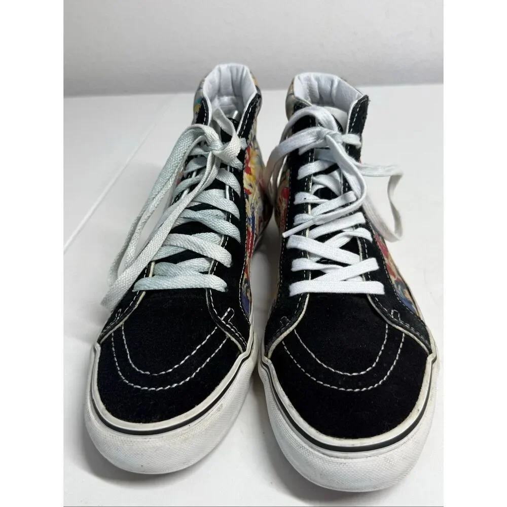 Vans SK8-Hi Women’s Disney Multi Princess Print Rare High top size 8 See Notes